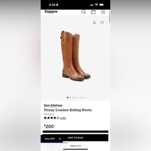 Sam Edelman Tan Knee high Boots